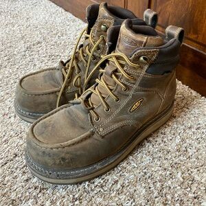 Mens Keen Cincinnati 6 Waterproof Steel Toe Boots size 9 EE